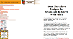 Desktop Screenshot of best-chocolate-recipes.com